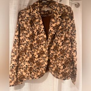 Free People floral blazer